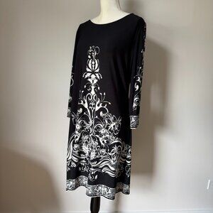 Forever Black Long Sleeve Dress Size XL